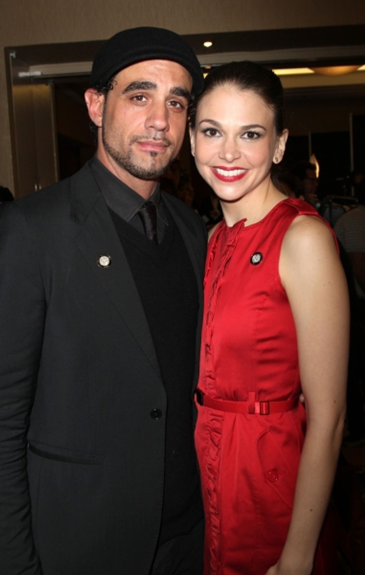 Bobby Cannavale & Sutton Foster attending the 65th Annual Tony Awards Meet The Nominees Press Reception at the Millennium Hotel in New York City. at 