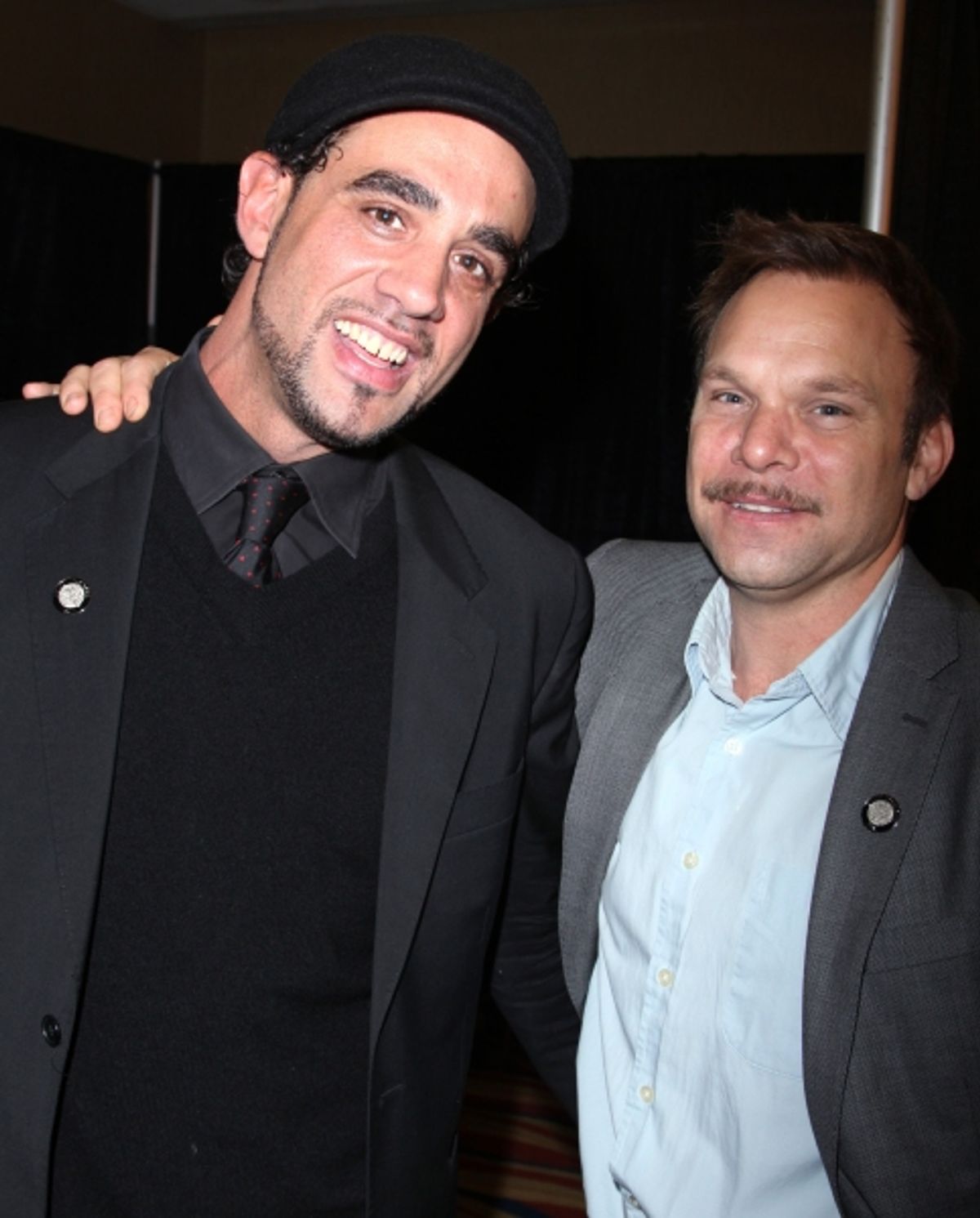 Bobby Cannavale & Norbert Leo Butz attending the 65th Annual Tony Awards Meet The Nominees Press Reception at the Millennium Hotel in New York City. at 