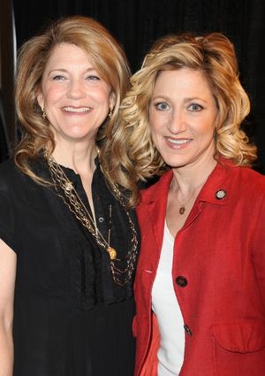 Victoria Clark & Edie Falco attending the 65th Annual Tony Awards Meet The Nominees Press Reception at the Millennium Hotel in New York City. @ BroadwayWorld Victoria Clark & Edie Falco attending the 65th Annual Tony Awards Meet The Nominees P Photo