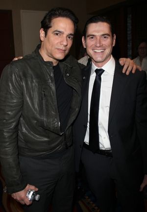 Yul Vazquez & Billy Crudup attending the 65th Annual Tony Awards Meet The Nominees Press Reception at the Millennium Hotel in New York City. @ BroadwayWorld Yul Vazquez & Billy Crudup attending the 65th Annual Tony Awards Meet The Nominees Pr Photo