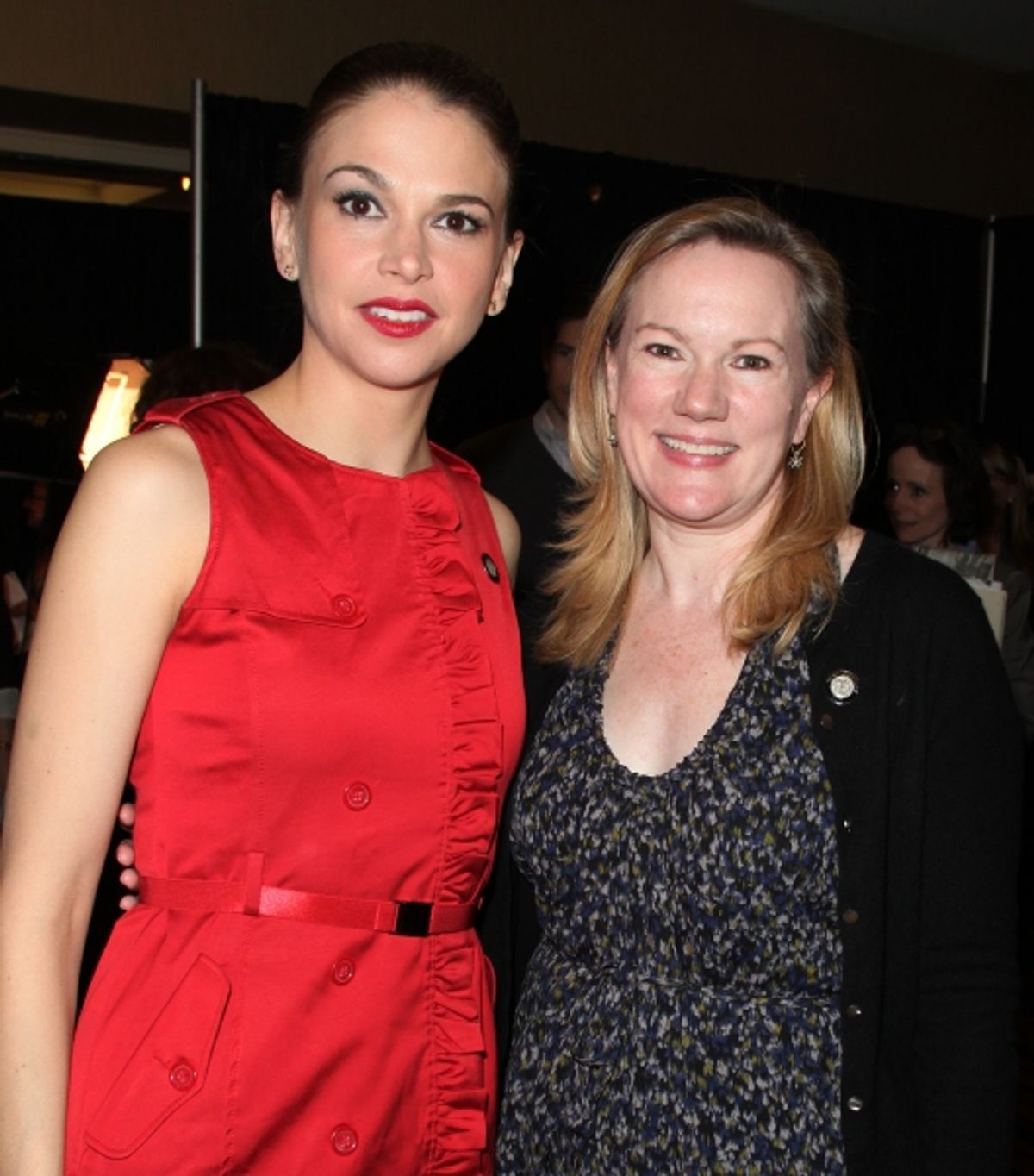 Sutton Foster & Kathleen Marshall attending the 65th Annual Tony Awards Meet The Nominees Press Reception at the Millennium Hotel in New York City. at 