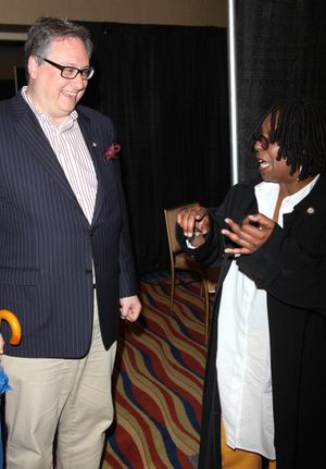 Douglas Beane Carter & Whoopi Goldberg attending the 65th Annual Tony Awards Meet The Photo