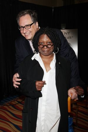 Douglas Beane Carter & Whoopi Goldberg attending the 65th Annual Tony Awards Meet The Photo