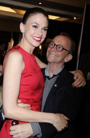 Sutton Foster & Joel Grey attending the 65th Annual Tony Awards Meet The Nominees Press Reception at the Millennium Hotel in New York City. @ BroadwayWorld Sutton Foster & Joel Grey attending the 65th Annual Tony Awards Meet The Nominees Pre Photo