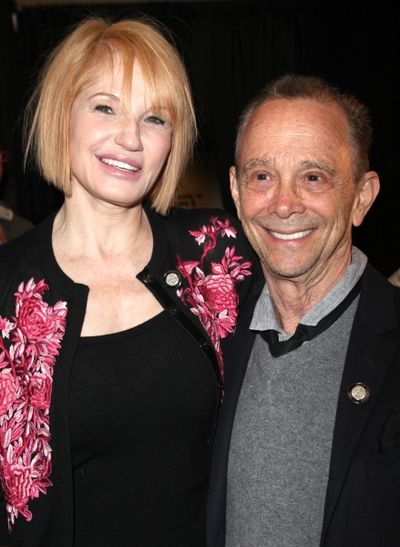 Ellen Barkin & Joel Grey attending the 65th Annual Tony Awards Meet The Nominees Pres Photo