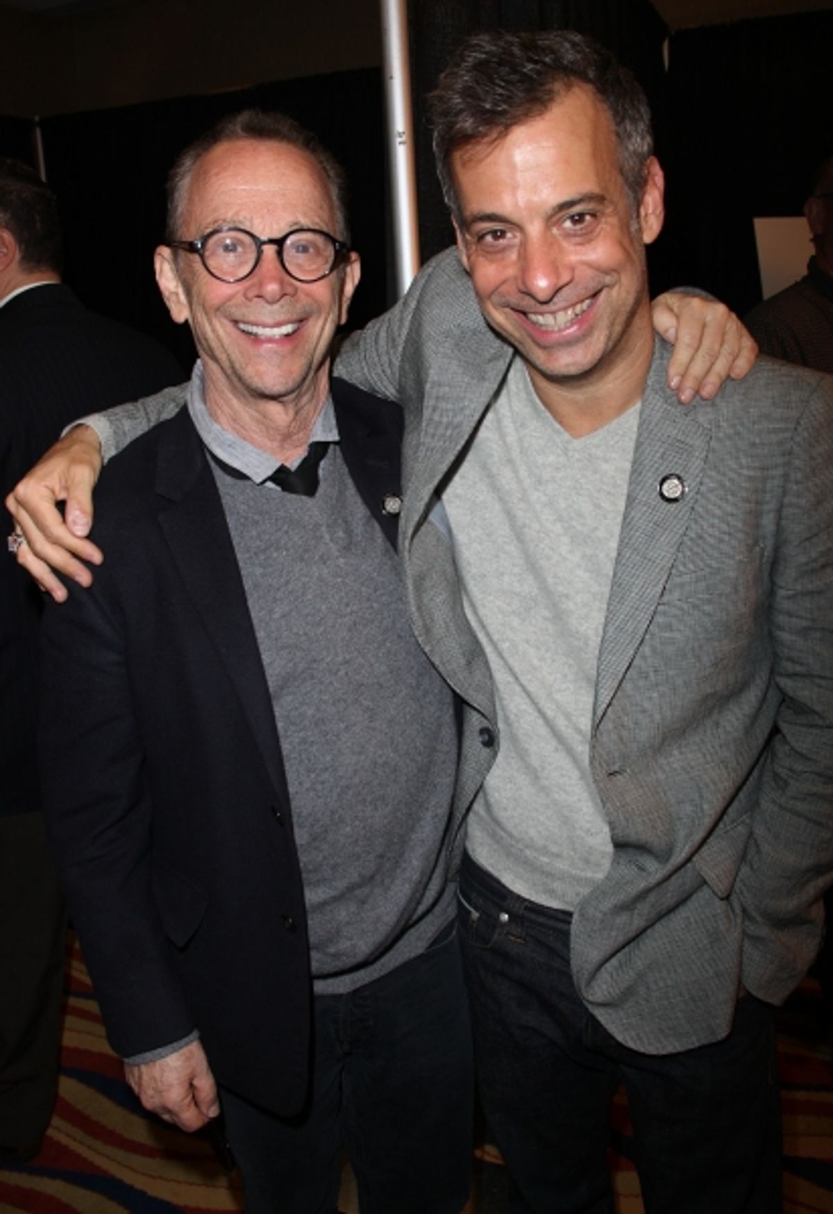 Joel Grey & Joe Mantello attending the 65th Annual Tony Awards Meet The Nominees Press Reception at the Millennium Hotel in New York City. at 