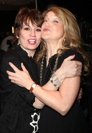 Victoria Clark & Beth Leavel attending the 65th Annual Tony Awards Meet The Nominees Press Reception at the Millennium Hotel in New York City. @ BroadwayWorld Victoria Clark & Beth Leavel attending the 65th Annual Tony Awards Meet The Nominees Photo
