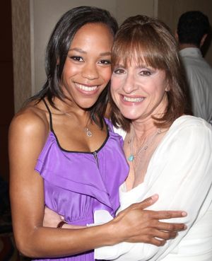 Nikki M. James & Patti LuPone attending the 65th Annual Tony Awards Meet The Nominees Press Reception at the Millennium Hotel in New York City. @ BroadwayWorld Nikki M. James & Patti LuPone attending the 65th Annual Tony Awards Meet The Nominees Photo