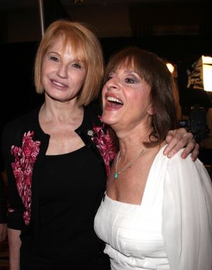 Ellen Barkin & Patti Lupone attending the 65th Annual Tony Awards Meet The Nominees Press Reception at the Millennium Hotel in New York City. @ BroadwayWorld Ellen Barkin & Patti Lupone attending the 65th Annual Tony Awards Meet The Nominees P Photo