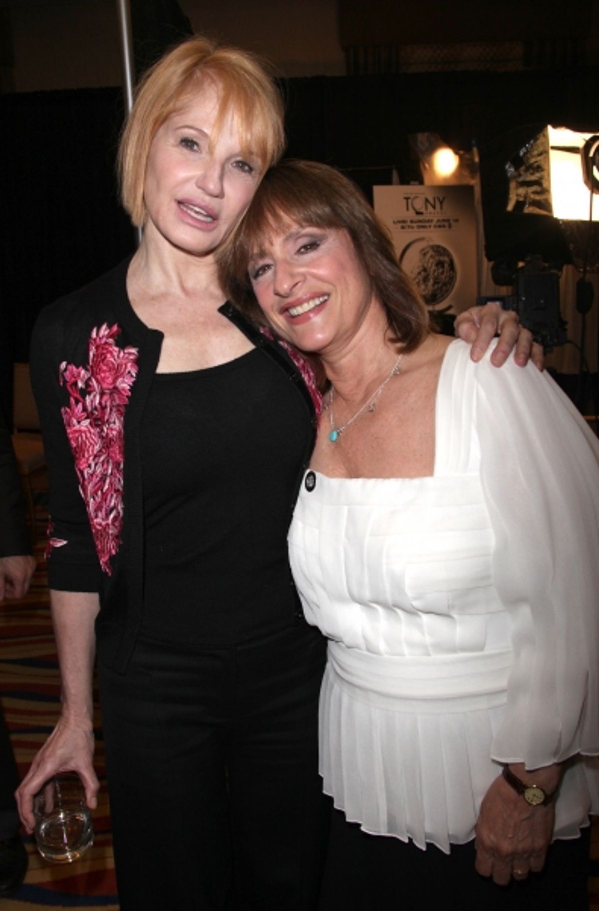 Ellen Barkin & Patti Lupone attending the 65th Annual Tony Awards Meet The Nominees Press Reception at the Millennium Hotel in New York City. at 