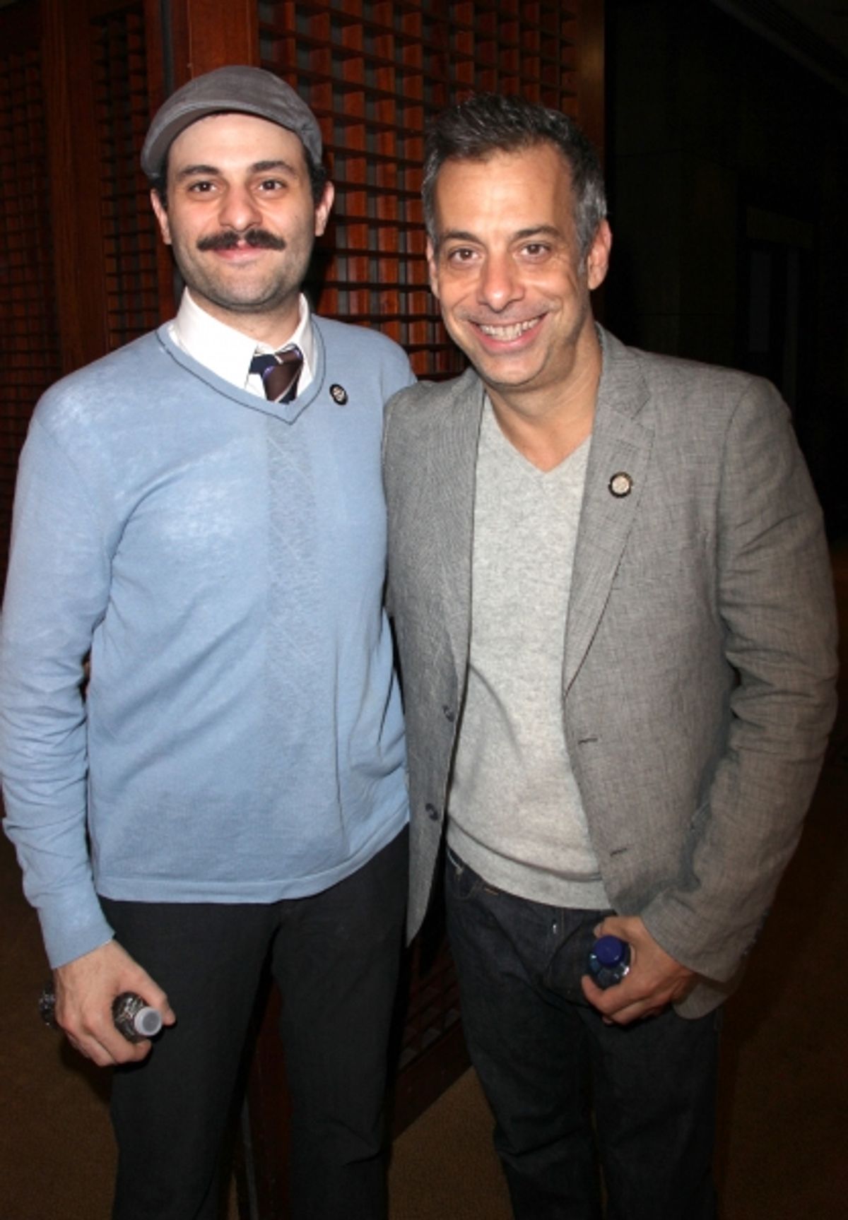 Arian Moayed & Joe Mantello attending the 65th Annual Tony Awards Meet The Nominees Press Reception at the Millennium Hotel in New York City. at 