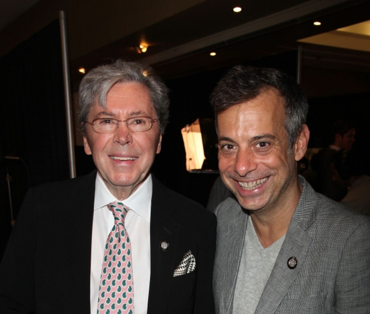 Brian Bedford & Joe Mantello attending the 65th Annual Tony Awards Meet The Nominees Press Reception at the Millennium Hotel in New York City. at 