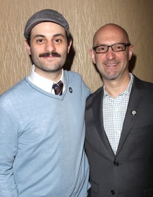 Arian Moayed and David Lander attending the 65th Annual Tony Awards Meet The Nominees Photo