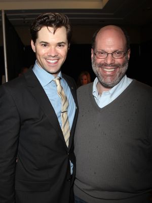 Andrew Rannells & Scott Rudin attending the 65th Annual Tony Awards Meet The Nominees Press Reception at the Millennium Hotel in New York City. @ BroadwayWorld Andrew Rannells & Scott Rudin attending the 65th Annual Tony Awards Meet The Nominees Photo