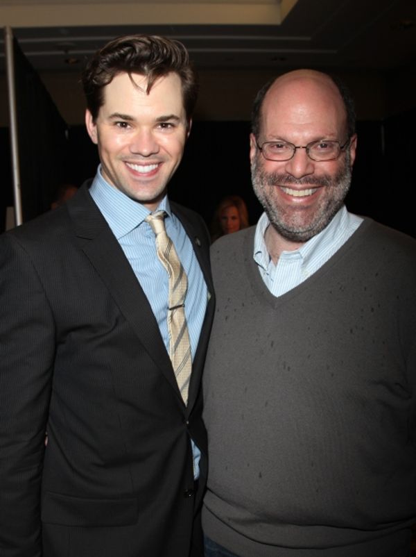 Andrew Rannells & Scott Rudin attending the 65th Annual Tony Awards Meet The Nominees Photo