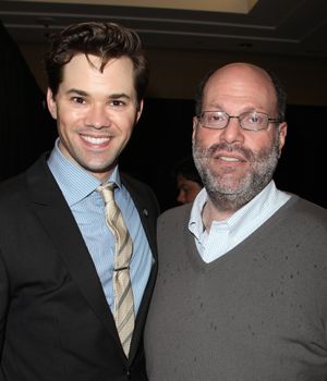 Andrew Rannells & Scott Rudin attending the 65th Annual Tony Awards Meet The Nominees Press Reception at the Millennium Hotel in New York City. @ BroadwayWorld Andrew Rannells & Scott Rudin attending the 65th Annual Tony Awards Meet The Nominees Photo