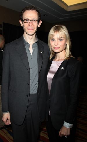 Adam Godley & Hannah Yelland attending the 65th Annual Tony Awards Meet The Nominees Press Reception at the Millennium Hotel in New York City. @ BroadwayWorld Adam Godley & Hannah Yelland attending the 65th Annual Tony Awards Meet The Nominees Photo