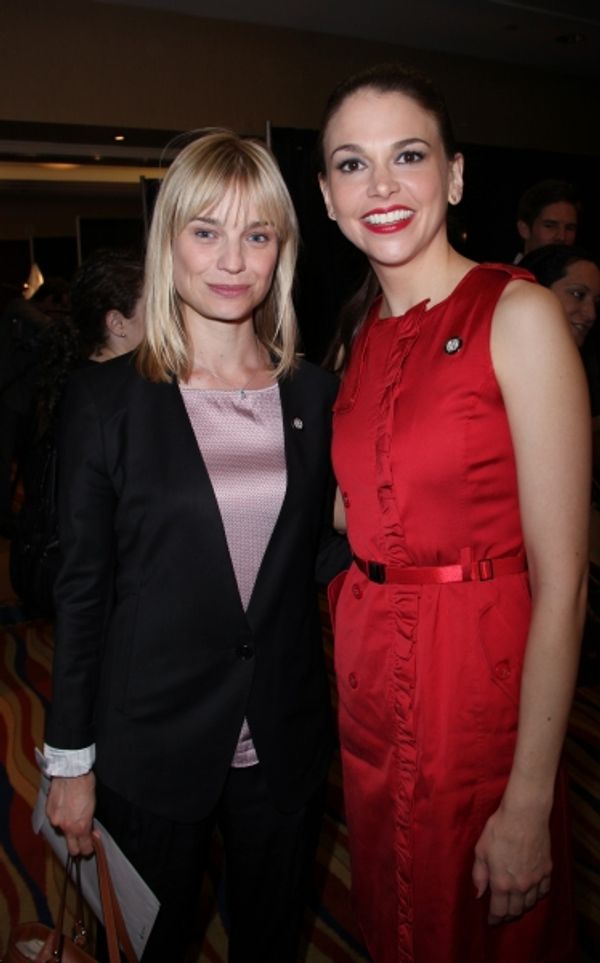 Hannah Yelland & Sutton Foster attending the 65th Annual Tony Awards Meet The Nominee Photo