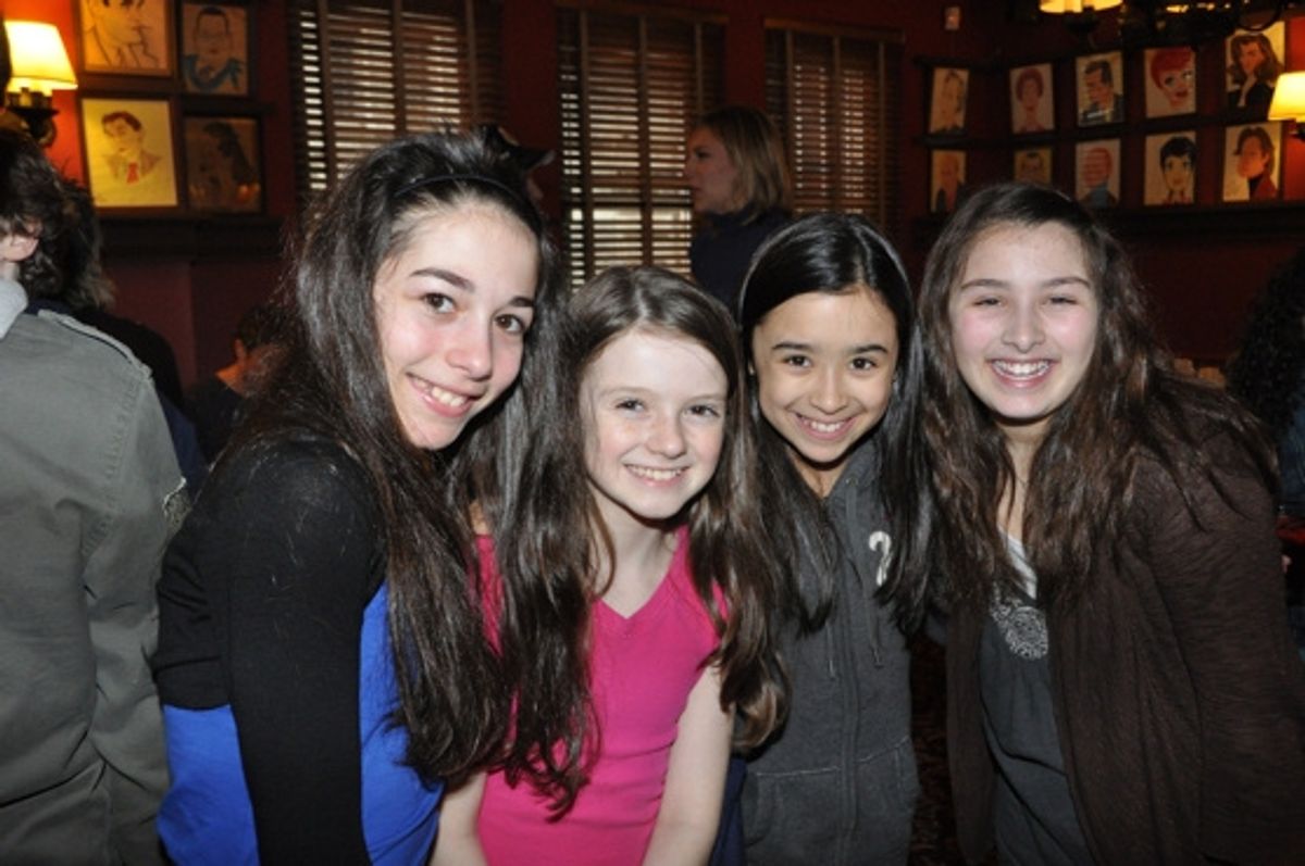 From Billy Elliot- Aly Brier, Makenzi Fischbach, Caroline Workman and Annabelle Kempf at 