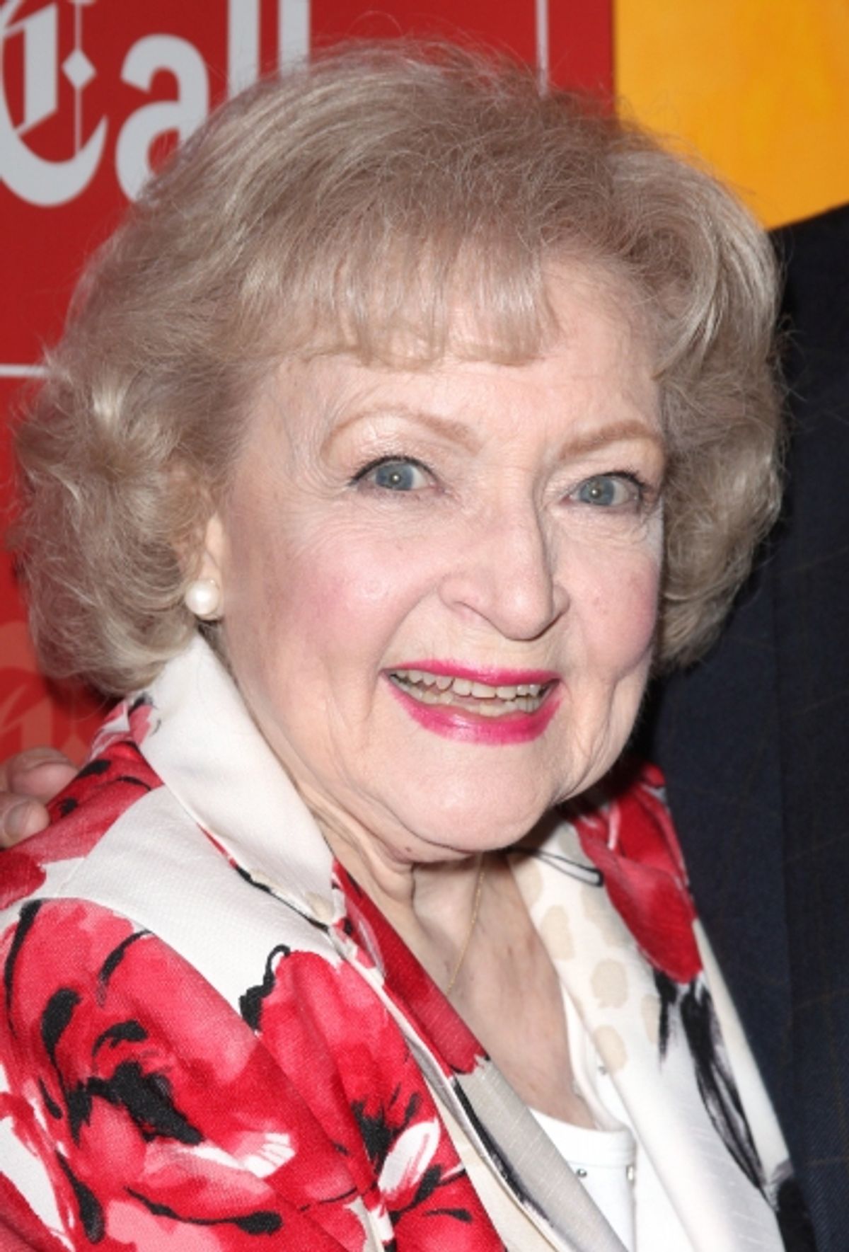 Betty White attending the Times Talks with Betty White & Michael Stipe at Times Center in New York City. at 