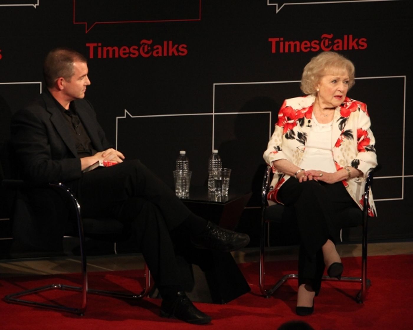 Photo Coverage: Betty White & Michael Stipe Visit TimesTalks  Image