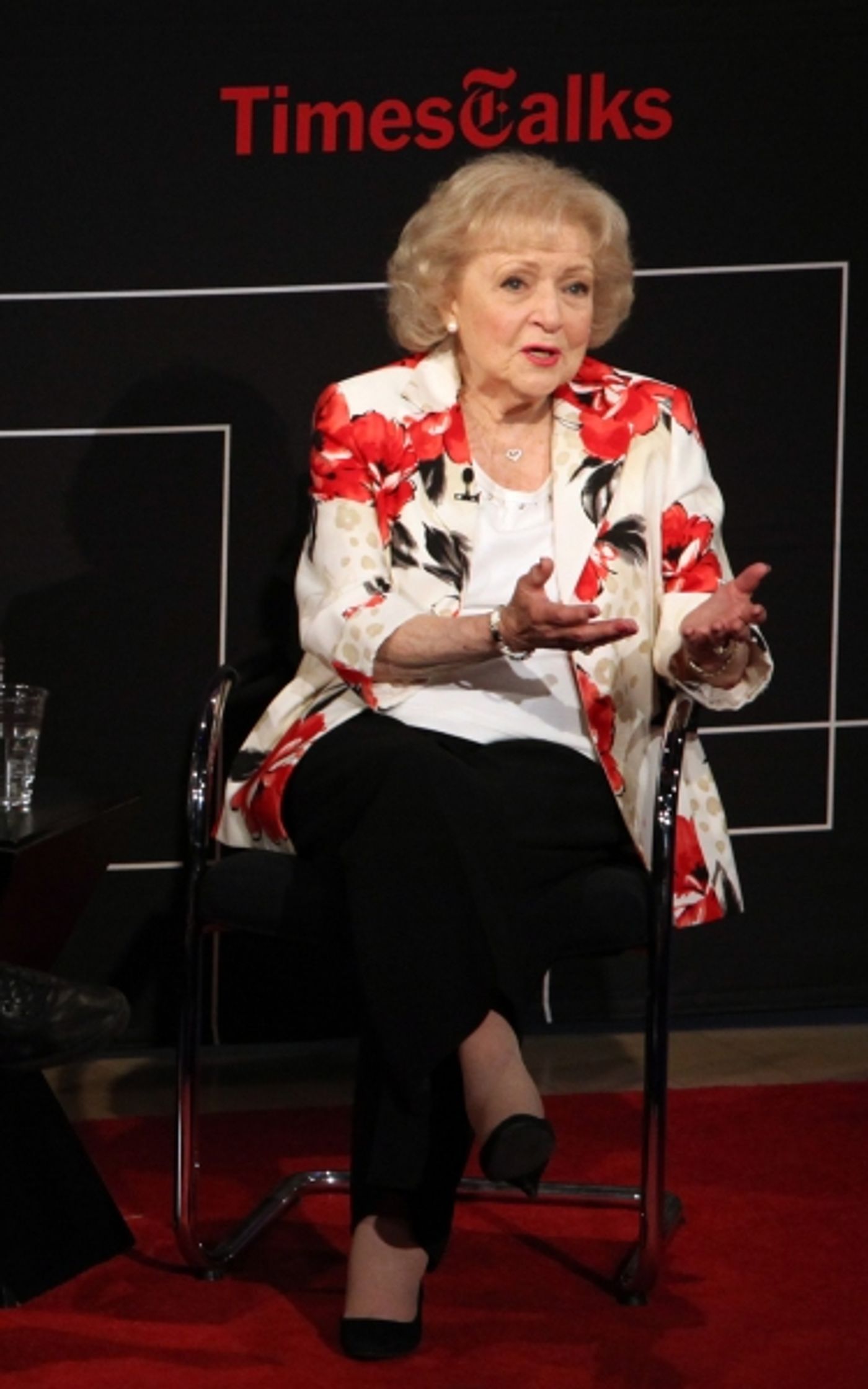 Photo Coverage: Betty White & Michael Stipe Visit TimesTalks  Image
