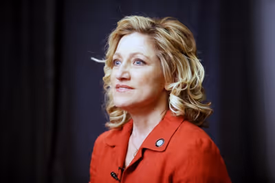 Edie Falco attending the 65th Annual Tony Awards Meet The Nominees Press Reception at Photo