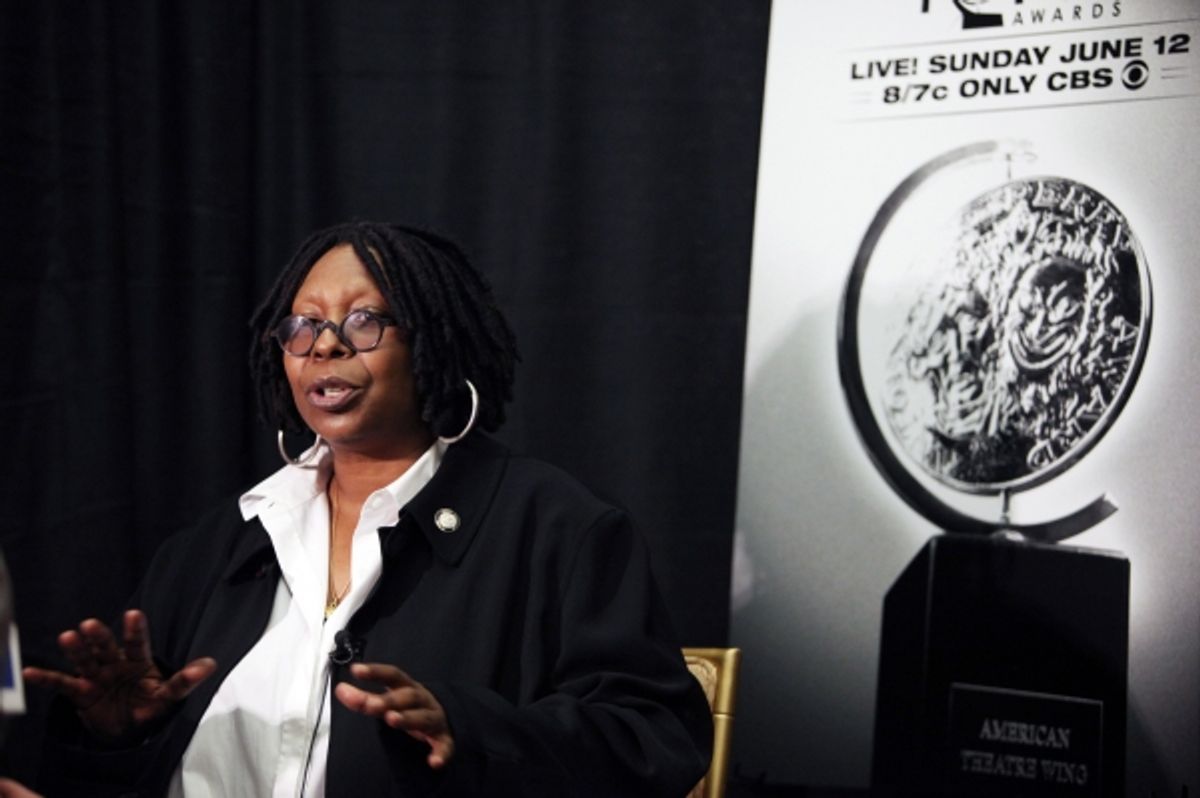 Whoopi Goldberg attending the 65th Annual Tony Awards Meet The Nominees Press Reception at the Millennium Hotel in New York City. Ã‚Â© Walter McBride / WM Photography / Retna Ltd. at 