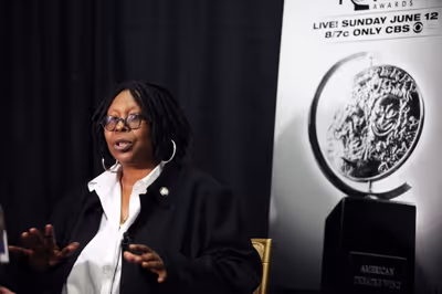 Whoopi Goldberg attending the 65th Annual Tony Awards Meet The Nominees Press Recepti Photo