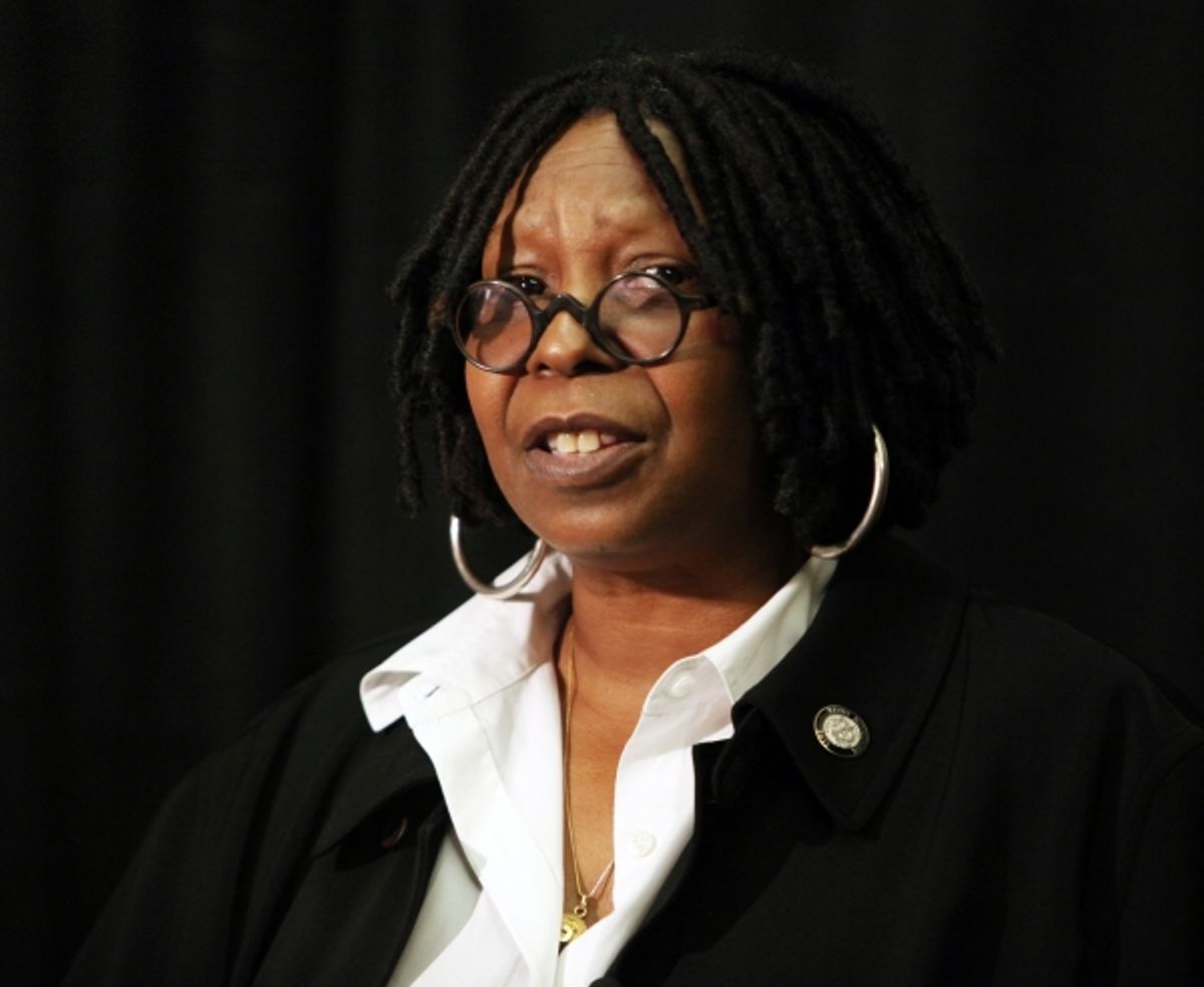 Whoopi Goldberg attending the 65th Annual Tony Awards Meet The Nominees Press Reception at the Millennium Hotel in New York City. Ã‚Â© Walter McBride / WM Photography / Retna Ltd. at 