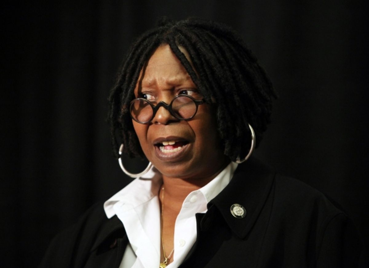 Whoopi Goldberg attending the 65th Annual Tony Awards Meet The Nominees Press Reception at the Millennium Hotel in New York City. Ã‚Â© Walter McBride / WM Photography / Retna Ltd. at 