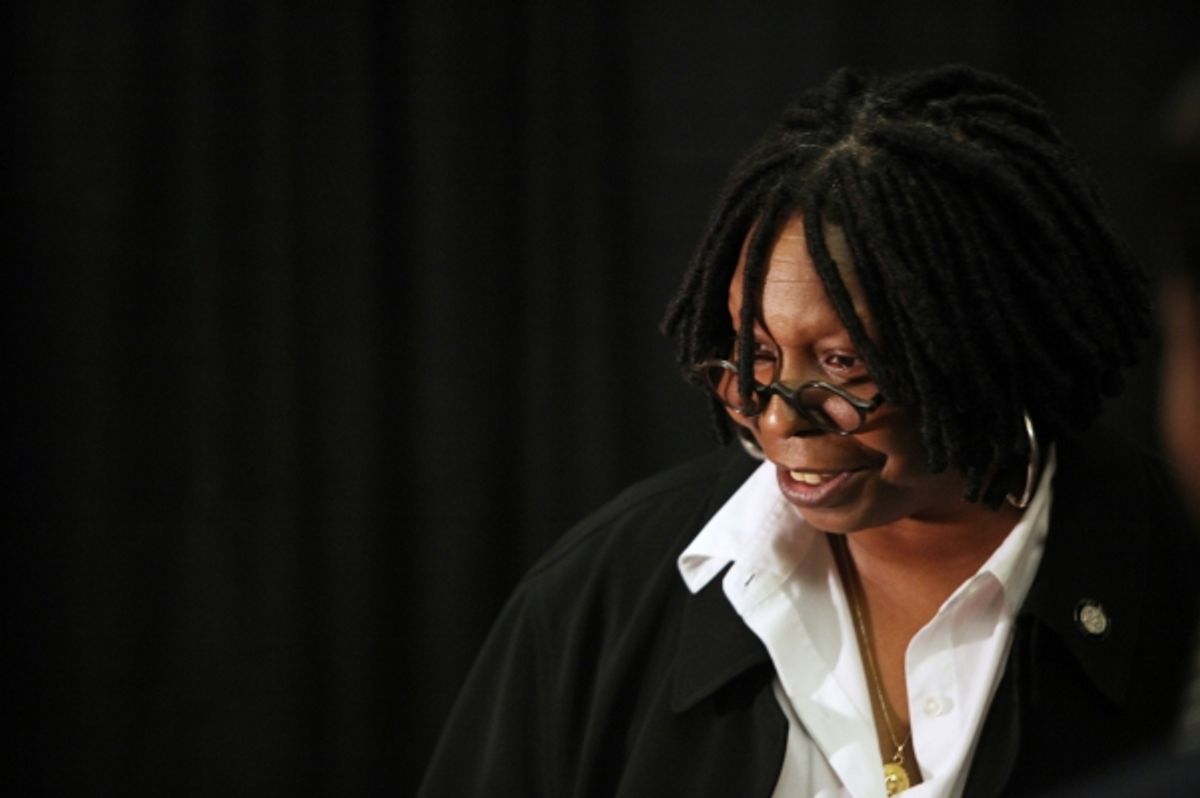 Whoopi Goldberg attending the 65th Annual Tony Awards Meet The Nominees Press Reception at the Millennium Hotel in New York City. Ã‚Â© Walter McBride / WM Photography / Retna Ltd. at 