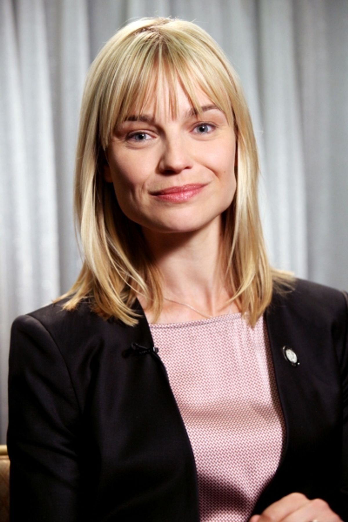 Hannah Yelland attending the 65th Annual Tony Awards Meet The Nominees Press Reception at the Millennium Hotel in New York City. Ã‚Â© Walter McBride / WM Photography / Retna Ltd. at 