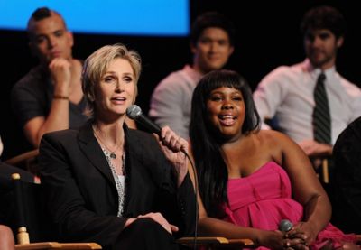 Jane Lynch and Amber Riley Photo