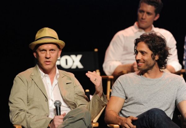 Ryan Murphy, Brad Falchuk, and Matthew Morrison Photo