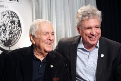 John Kander & David Thompson attending the 65th Annual Tony Awards Meet The Nominees  Photo