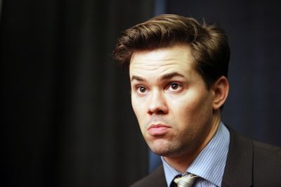 Andrew Rannells attending the 65th Annual Tony Awards Meet The Nominees Press Recepti Photo