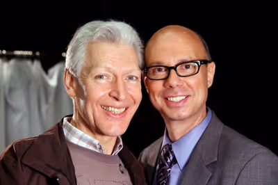 Tony Sheldon & Richard Ridge attending the 65th Annual Tony Awards Meet The Nominees  Photo