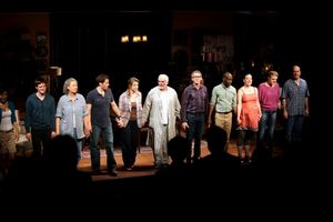 Hettienne Park, Michael Esper, Brenda Wehle, Steven Pasquale, Linda Emond, Michael Cristofer, Stephen Spinella, K. Todd Freeman, Danielle Skraastad, Molly Price & Matt Servitto during 'The Intelligent Homosexual's Guide' Opening Night Curtain Call in New @ BroadwayWorld Hettienne Park, Michael Esper, Brenda Wehle, Steven Pasquale, Linda Emond, Michael Cr Photo