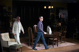 Michael Cristofer, Stephen Spinella during 'The Intelligent Homosexual's Guide' Opening Night Curtain Call in New York City. @ BroadwayWorld Michael Cristofer, Stephen Spinella during 'The Intelligent Homosexual's Guide' Openi Photo