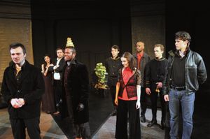 Lenny Ciotti, Kyla D’Souza, Collin Blackard, Eric DySart, Monty Nummi, Amy Frances Quint, Mark Sage Hamilton and Peter Forde @ BroadwayWorld Lenny Ciotti, Kyla D’Souza, Collin Blackard, Eric DySart, Monty Numm Photo