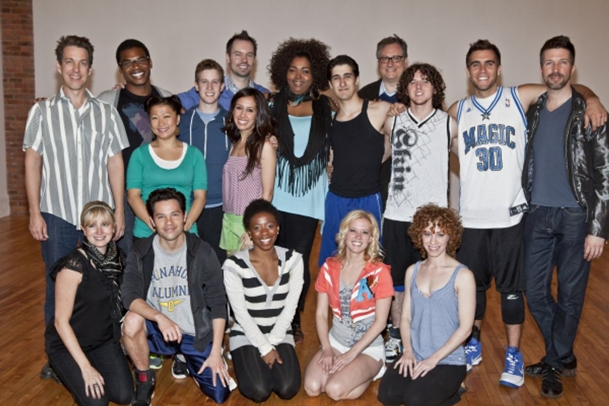 Patti Murin and the cast of Lysistrata Jones at 