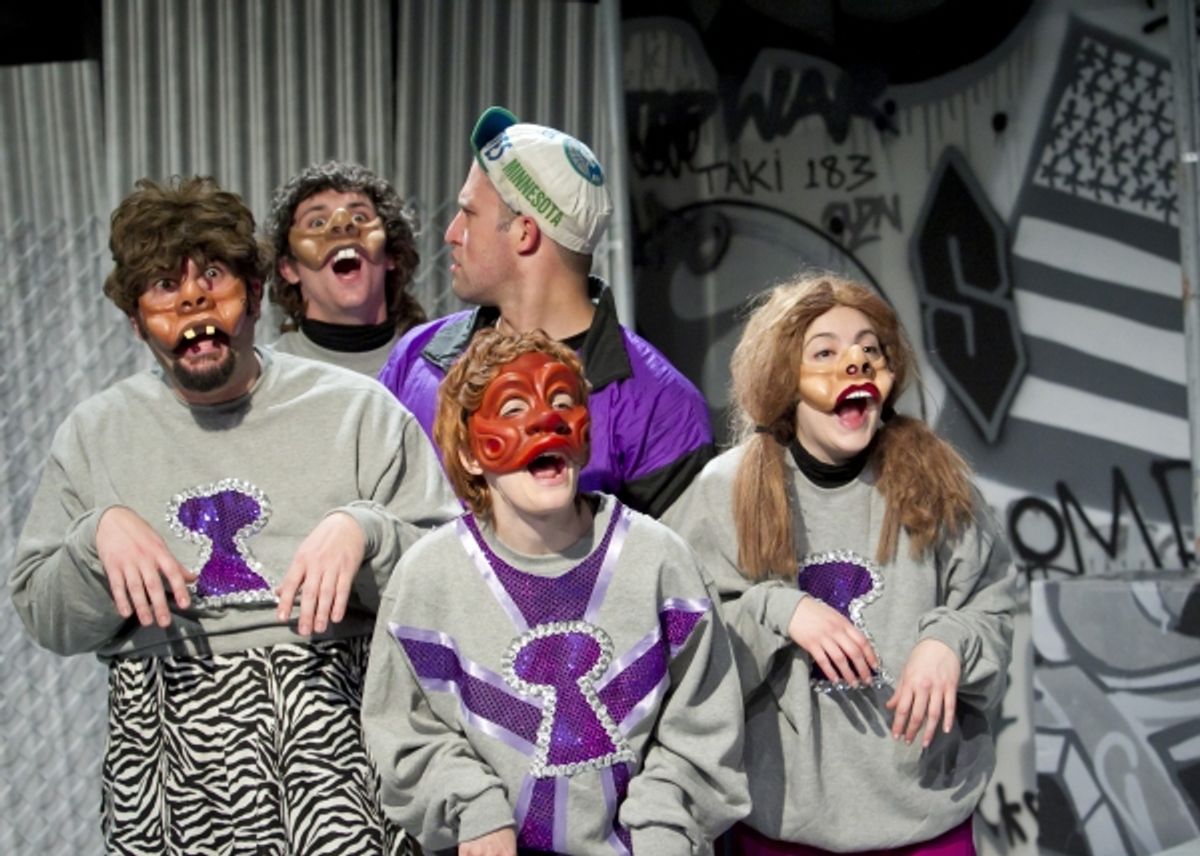 Andrew Phoenix, Matthew Kerrigan, CarlosAlexis Cruz, Kate Braidwood and Emily Gleason at 