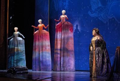 Lei Xu as Echo, Audrey Luna as Najade, and Tamara Mumford, and Violeta Urmana as Aria Photo