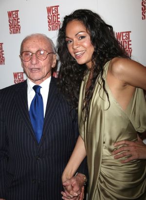 Arthur Laurents & Karen Olivo attending the Opening Night Performance After Party for Photo