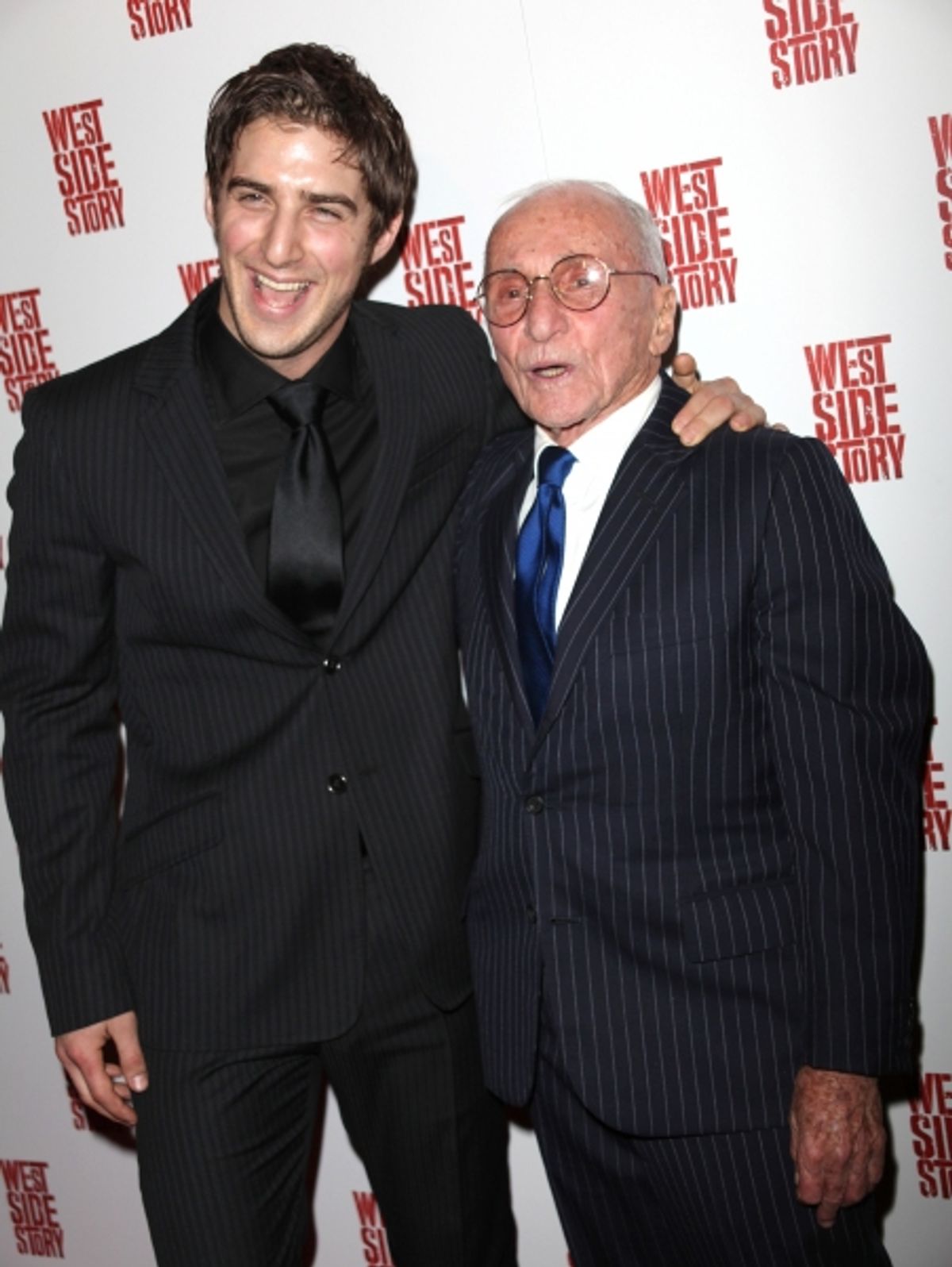 Cody Green & Arthur Laurents attending the Opening Night Performance After Party for WEST SIDE STORY at Pier Sixty at Chelsea Piers in New York City. at 