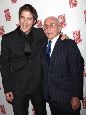 Cody Green & Arthur Laurents attending the Opening Night Performance After Party for WEST SIDE STORY at Pier Sixty at Chelsea Piers in New York City. @ BroadwayWorld Cody Green & Arthur Laurents attending the Opening Night Performance After Party for Photo