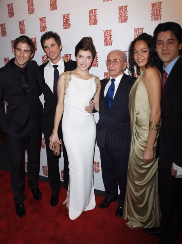 Cody Green, Matt Cavenaugh, Josefina Scallione, Arthur Laurents, Karen Olivo & George Photo