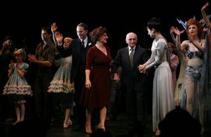 Katie Micha, Tony Yazbeck, Leigh Ann Larkin, Boyd Gaines, Patti LuPone, Arthur Lauren Photo