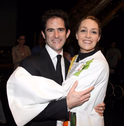 Shannon Lewis & Andy Blankenbuehler attending the Broadway Opening Night Gypsy Robe C Photo